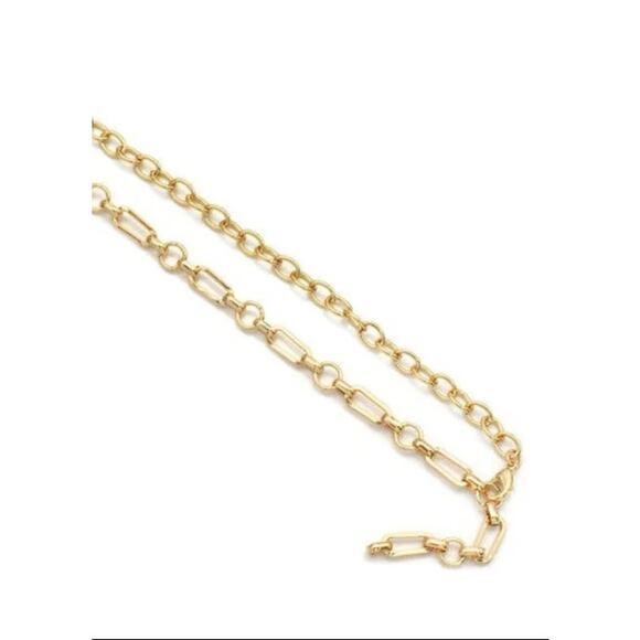 21 inch gold plated charm necklace - Picture 3 of 3
